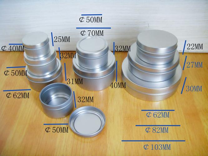 定制马口铁本色或印刷开天窗蜡烛文具铁罐多款尺寸可选择【产品规格】